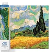 Diamond DOTZ Wheat Fields (Van Gogh) Scenery Diamond Painting Kits for Adults - Diamond Art Kits ...
