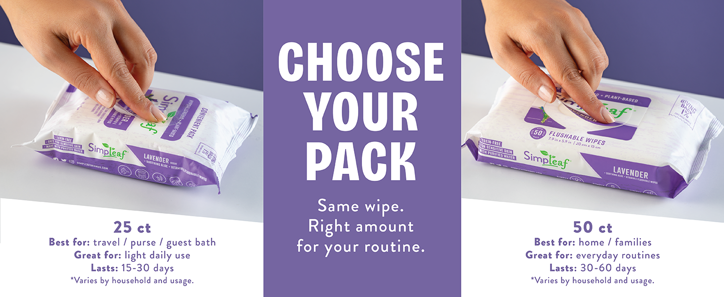 Simpleafbrands Lavander Choose your pack