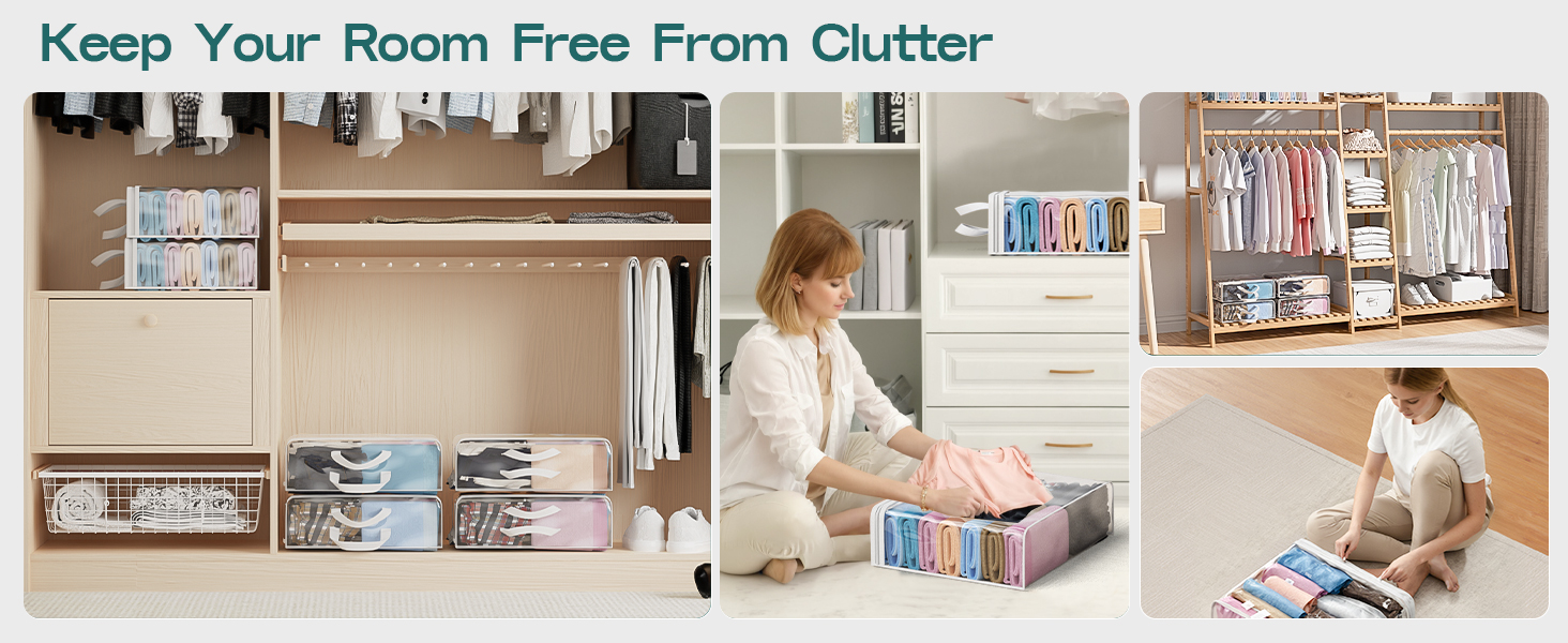 clear storage bags with zipper