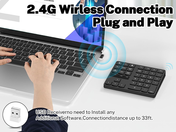 2.4G Wirless Connection Plug and Play