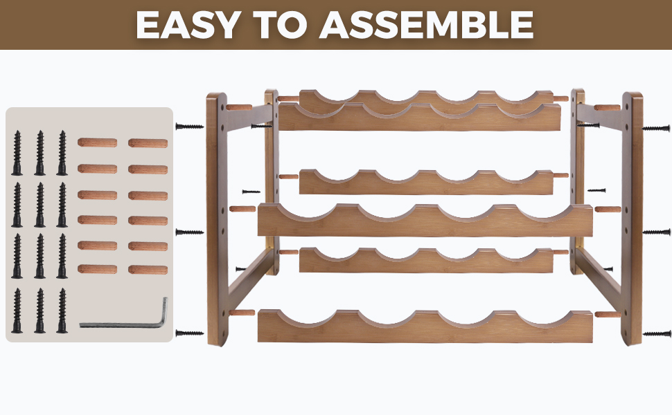 Bamboo Wine Rack