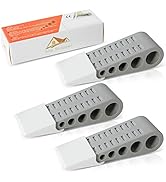 SlipStopper Door Stoppers, Anti-Slip Rubber Door Stop with Holder, Door Stops for Bottom of Door,...