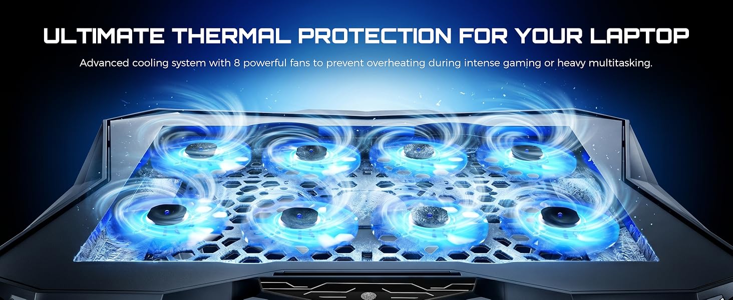 gaming cooling stand pc coolers for alienware lenovo asus acer computer laptops heavy duty lap tops