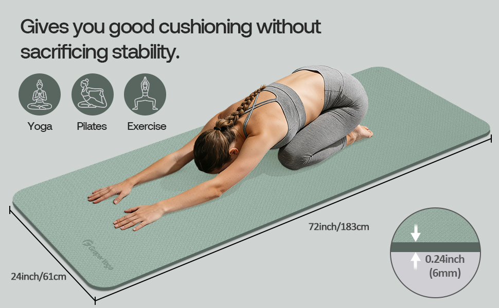yoga mat non slip