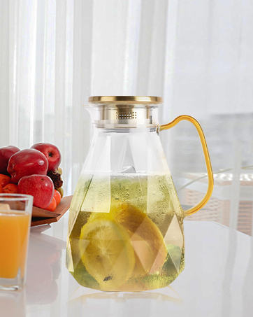 borosilicate glass pitcher