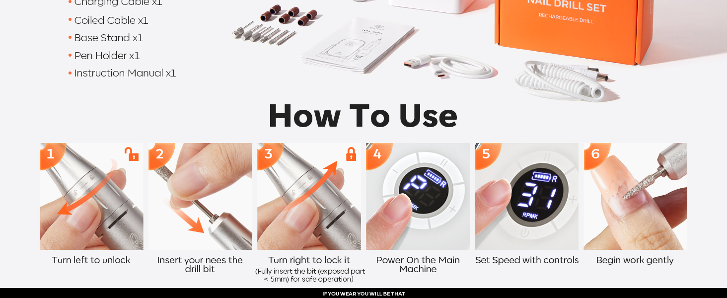 Nail Drill Electric Drill