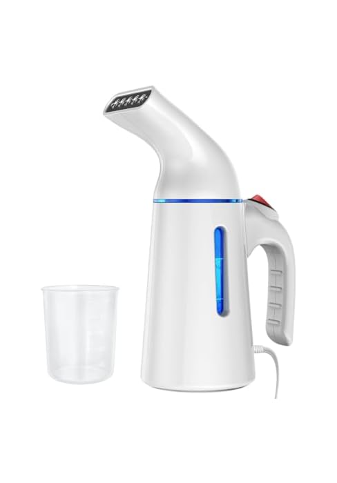 Blesgam Steamer for Clothes 700W, Fast Heat-up in 40S, 120ML Water Tank, 25g/min Strong Penetrati...