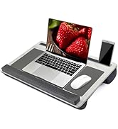 Extra Large Lap Laptop Desk- Home Office Portable LapDesk with Mouse Pad & Wrist Rest for Noteboo...