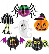 KatchOn, Halloween Honeycomb Centerpieces for Tables - Pack of 6 | Halloween Decorations for Indo...