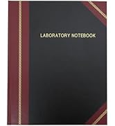 BookFactory Lab Notebook/Laboratory Notebook - Professional Grade - 96 Pages, 8" x 10" (Ruled For...