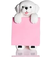 HORTIX Dog Pop-up Sticky Note Dispenser, Includes 1 Pad of 3x3 in Super Sticky Notes, 100 Sheets,...