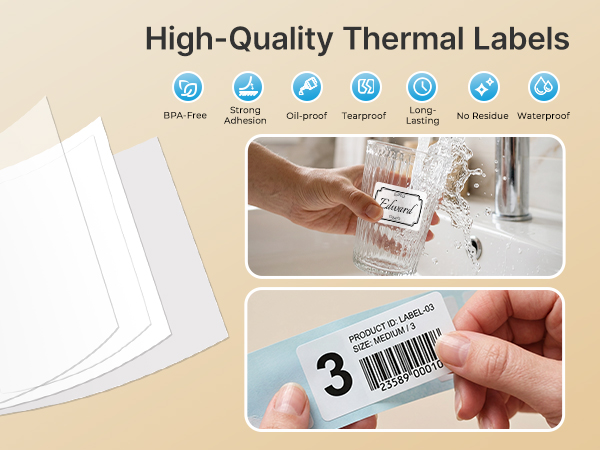 TYPONOS genuine thermal labels for PM240 label maker
