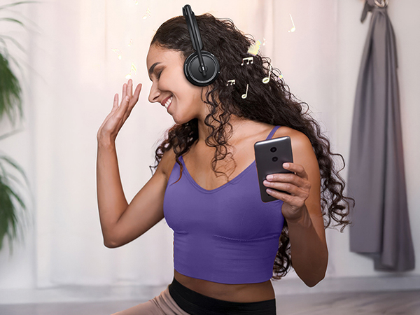 wireless headset with microphone