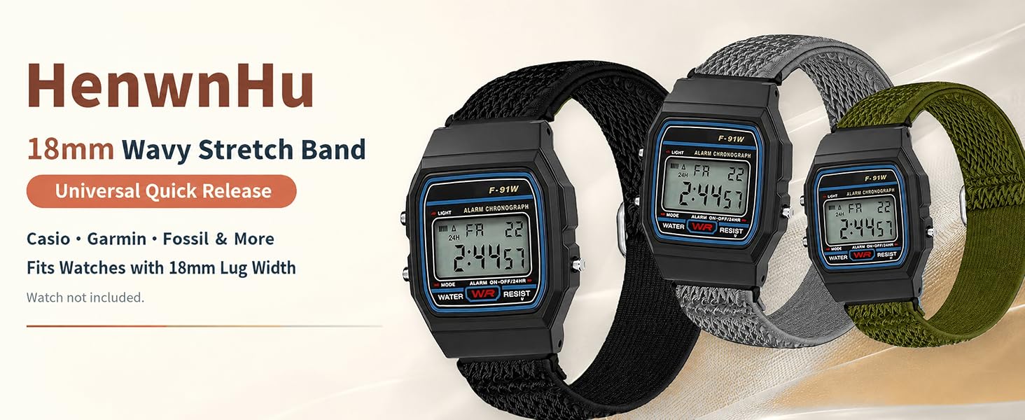 Elastic Nylon Watch Band