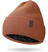 Winter Beanie for Men Women Fleece Lined Beanies Hats Soft Warm Winter Hat Thick Knit Hat for Dai...