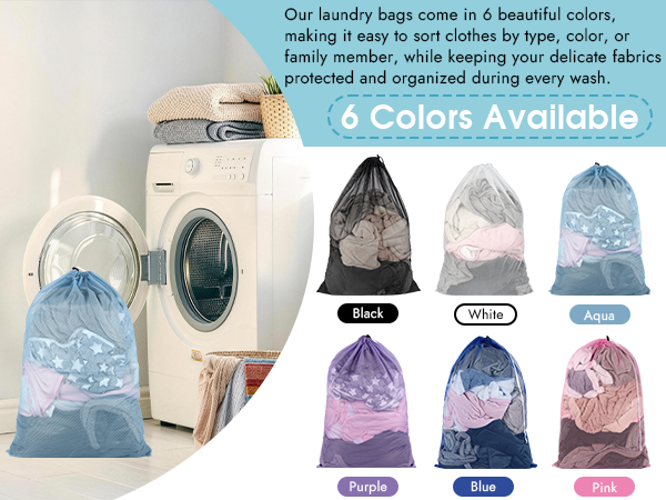 large mesh laundry bag