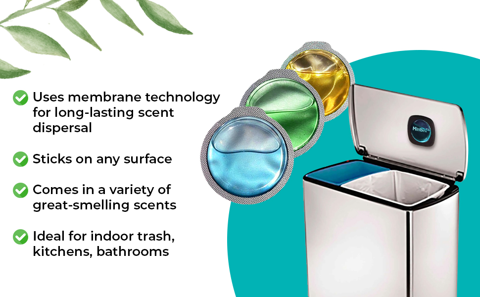 stick on air fresheners, trash can odor control, air freshener stick on, stick ups air freshener
