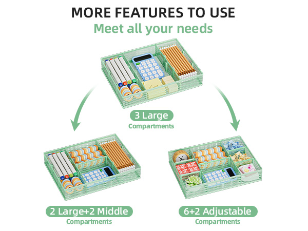 desk drawer organizer tray