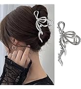 1Pcs Large Metal Hair Claw Clips Big Bow Hair Clips Claw for Women Cute Claw Clips for Thin Thick...