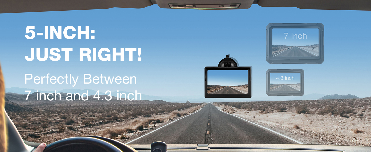 backup camera monitor only