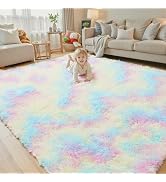 8x10 Area Rugs for Bedroom Living Room Fluffy, Large Area Rug Shag Shaggy Carpet Soft Plush Furry...