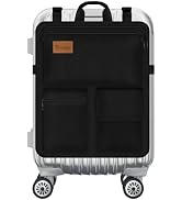 Yotako Over Luggage Organizer for Suitcase or Carry On Bag with 7 Storage Pockets,16” Laptop Slee...