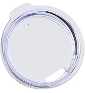Spill-Resistant Lid, Fits Tronco 14 oz Temperature Control Heated Coffee Mug, Press-In Lid (Clear)