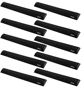 i-Rocks 10 Pack Memory Foam Mouse Wrist Rest - Pain Reducing & Non-Slip Rubber Base Wrist Rest fo...