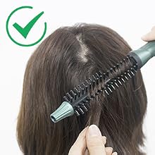 curling brush without tangle
