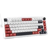 E-YOOSO 75% Wired Mechanical Gaming Keyboard, Creamy Sound, Hot Swappable Pre-lubed Linear Switch...