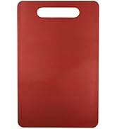 Fotouzy Plastic Utility Cutting Board with Handles, Food Safe PP Material, BPA Free, Dishwasher S...