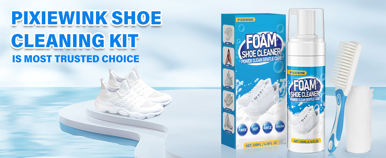 white shoe cleaner sneakers kit