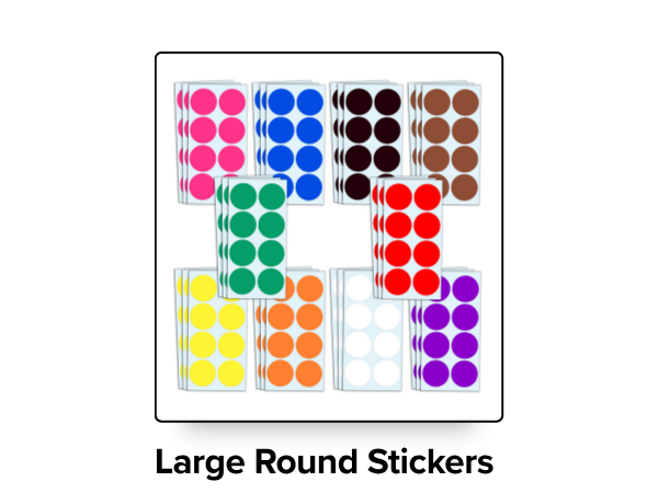 Large Round Stickers