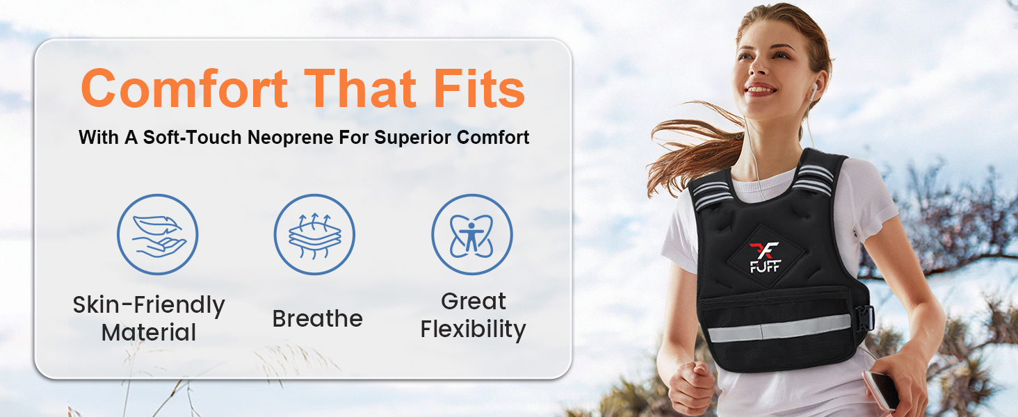 adjustable weighted vest woman walking running rucking stregth trainning