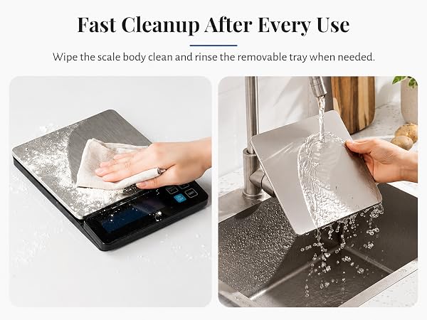 easy to clean sacle