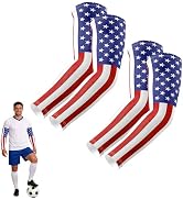 Aegend Arm Sleeves for Men Father's Day, Mundial 2026,Sports American Flag Arm Sleeves for Baseba...