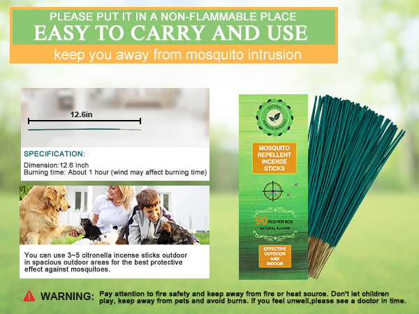 mosquito repellent sticks