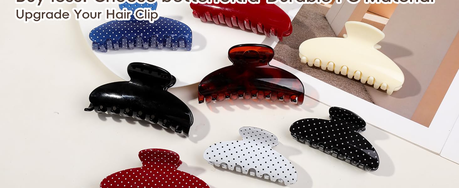 Hair claw clips