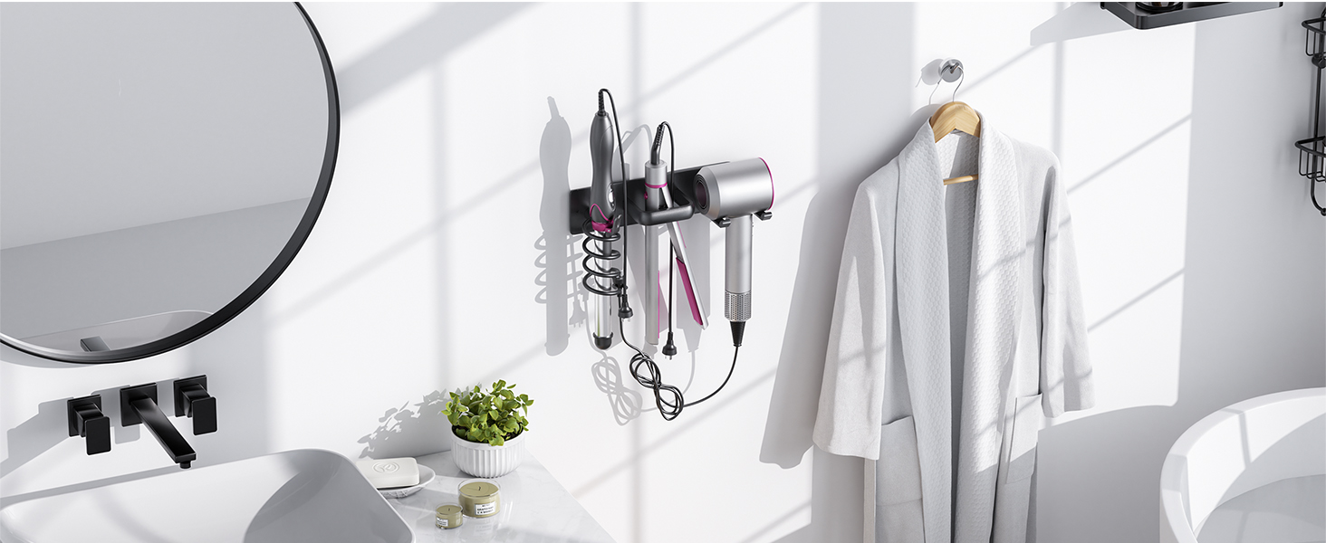 Blow Dryer Holder Wall Mount