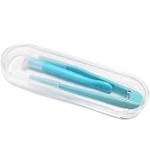 YuanHolumid Blue Contact Applicator, Inserter/Remover+Tweezer with Soft Tip, Contact Lens Remover...
