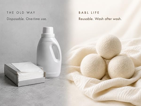 Reusable. Wash after wash.