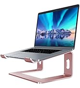 SOUNDANCE Laptop Stand, Aluminum Computer Riser, Ergonomic Laptops Elevator for Desk, Metal Holde...