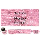 DINKY Keyboard Mouse Pad Set, Large Gaming Mousepad + Memory Foam Ergonomic Keyboard Wrist Rest S...