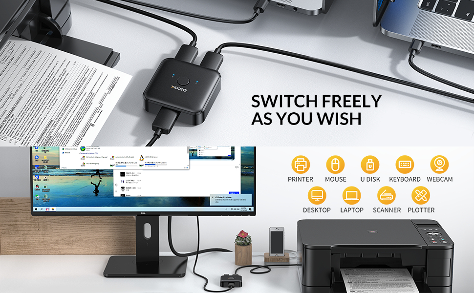 iDsonix USB 3.0 Switch Selector