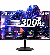 ArcticPro 24.5 inch 300Hz 240Hz Gaming Monitor, FHD 1080p, 1ms, PC Monitor Gaming, IPS, Adaptive ...
