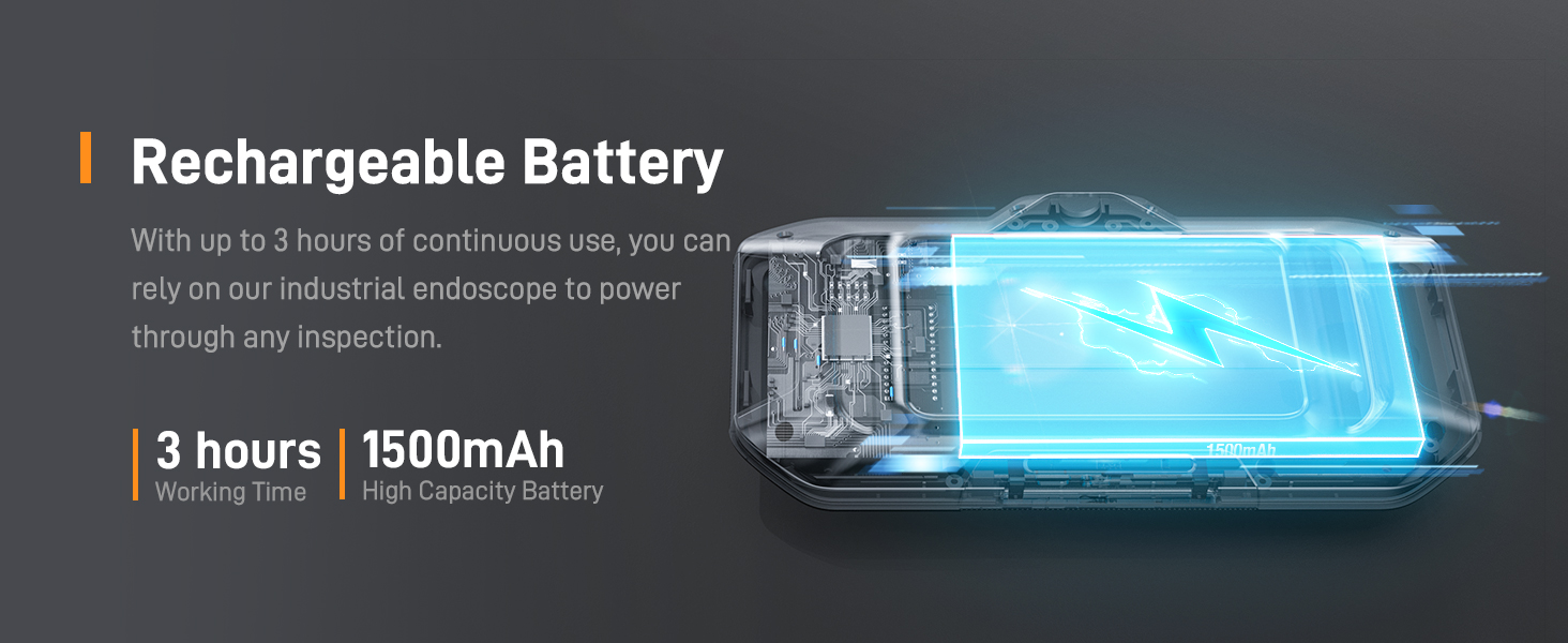 1500mAh rechargeable battery