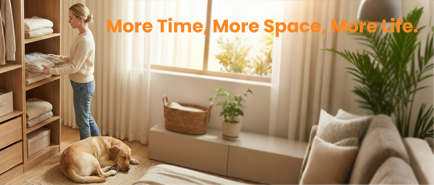 More Time, More Space, More Life.