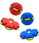 Magic Metaball, Children's Bouncing Ball, 2PCS Magic Flying Saucer Interactive Pop-Up Transform T...