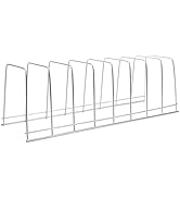 Zerodeko Cutting Board Holder Stand – 8-Slot Kitchen Dish Racks for Countertop or Cabinet, Pan Or...