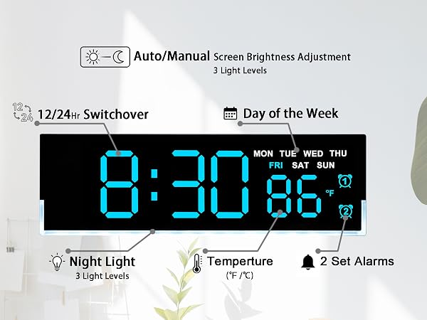 LED desk CLOCK